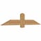 Ekena Millwork Eugene Smooth Timber Gable Bracket, Western Red Cedar, 60"W x 12"H x 1 1/2"D x 5 1/2"F, 5/12 Pitch GBW060X12X0206EUG00SWR - alternate 5